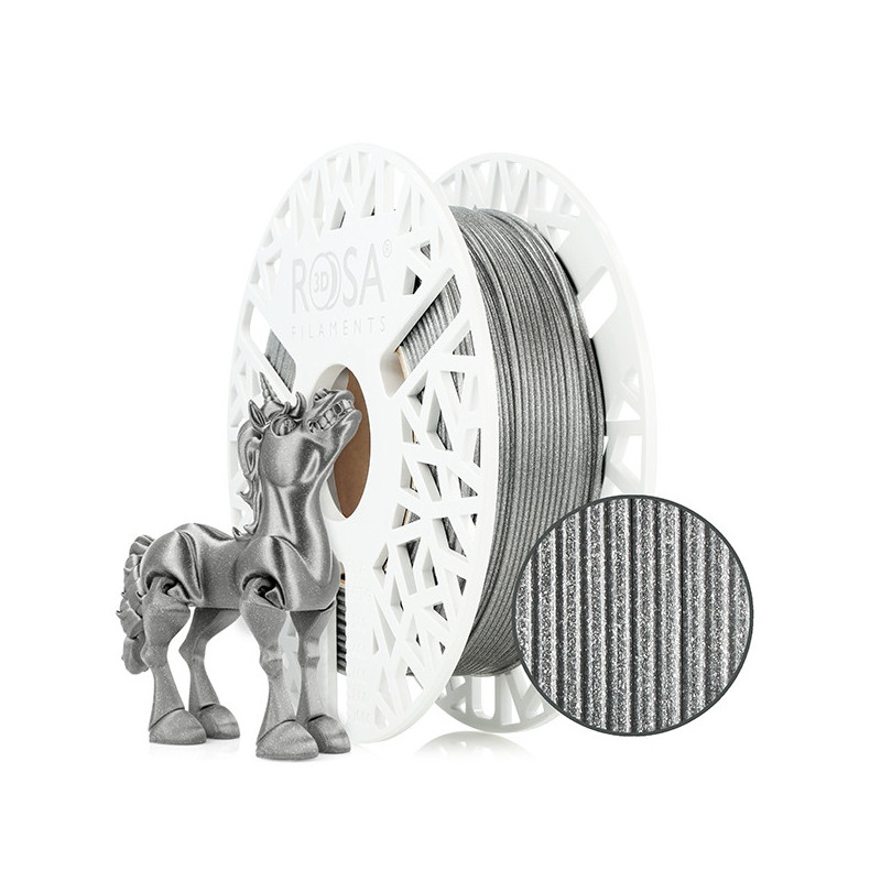 FILAMENT 3D PLA GALAXY Brillant Silver 1