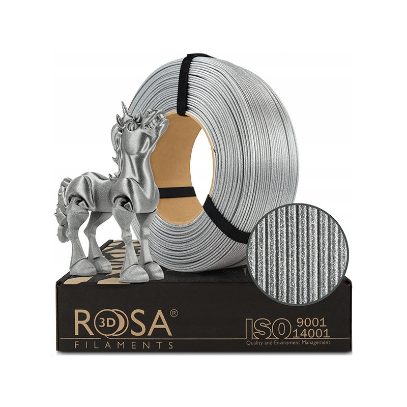 FILAMENT 3D ReFill PLA GALAXY Brillant Silver 1