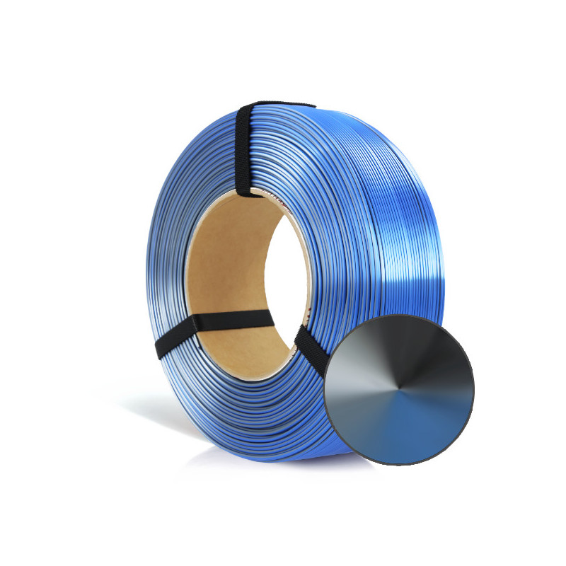 FILAMENT 3D ReFill PLA Magic Silk Storm Shadow (Blue+Graphite+Steel) 1kg