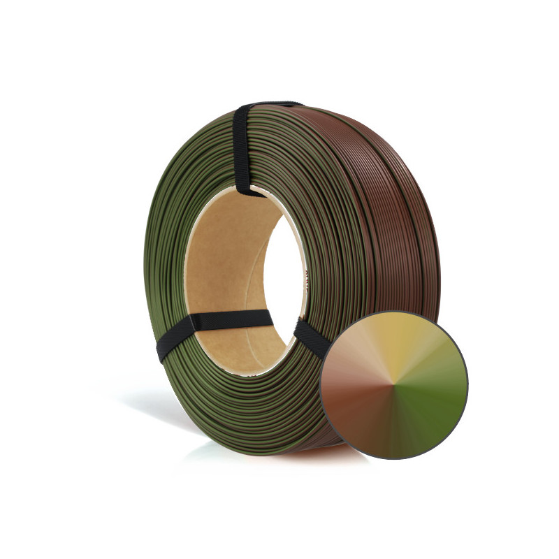 FILAMENT 3D ReFill PLA Magic Army (Green-Beige-Bronze) 1kg