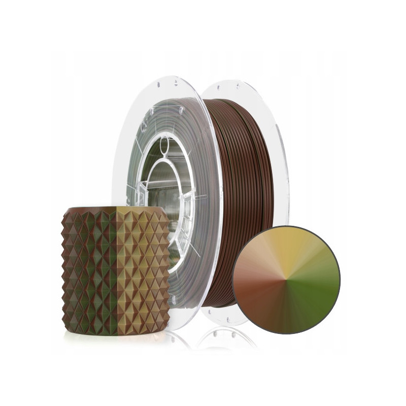 FILAMENT 3D PLA Magic Army (Green-Beige-Bronze) 300g