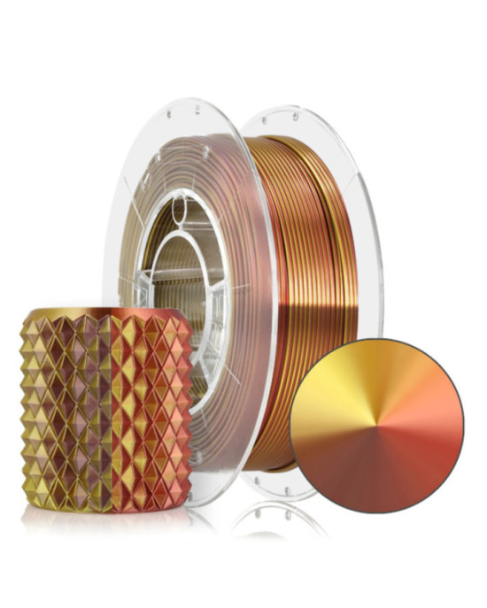 FILAMENT 3D PLA Magic Silk Treasure (Gold-Copper-Bronze) 300g