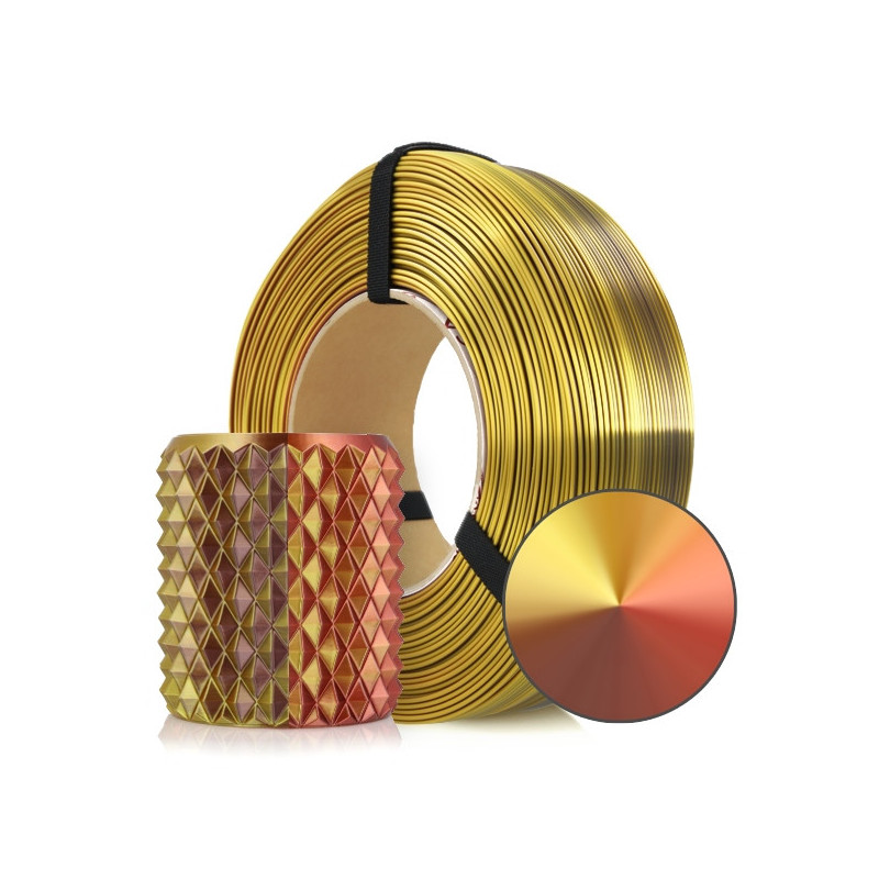 FILAMENT 3D PLA Refill Magic Silk Treasure (Gold-Copper-Bronze) 1kg