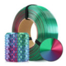 FILAMENT 3D Refill PLA Magic Silk AURORA Blue-Purple-Green 1kg