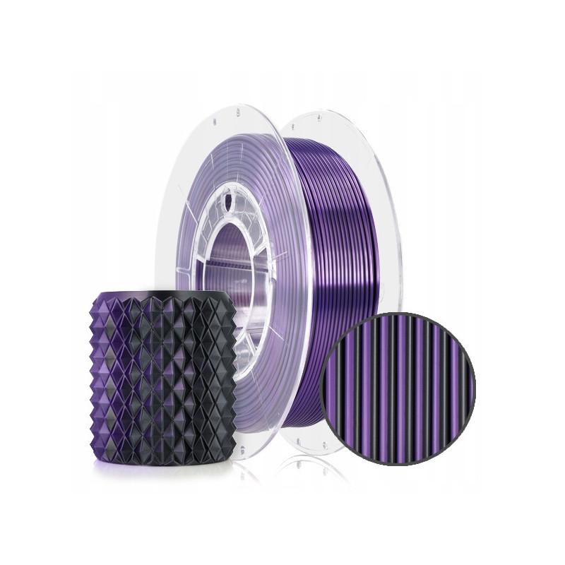 FILAMENT 3D PLA Magic Silk Mistic Violet (black+violet) 300g