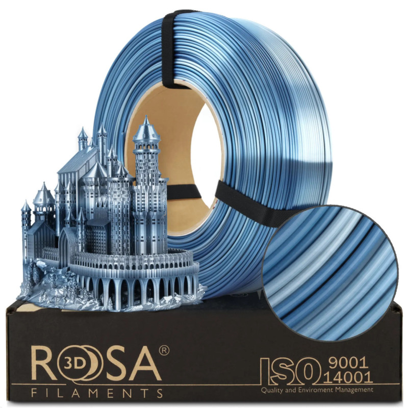 FILAMENT 3D ReFill PLA Multicolour Silk Pacific 1