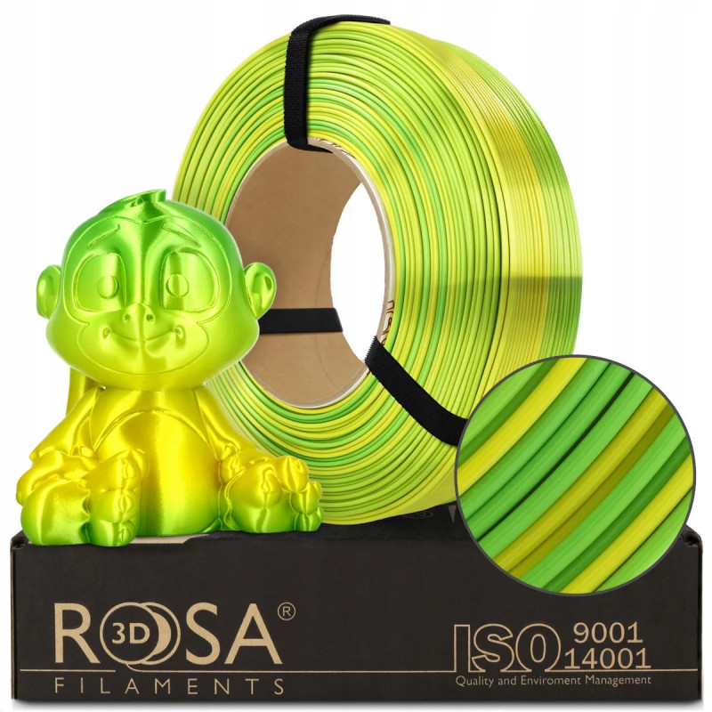 FILAMENT 3D ReFill PLA Multicolour Silk Jungle 1