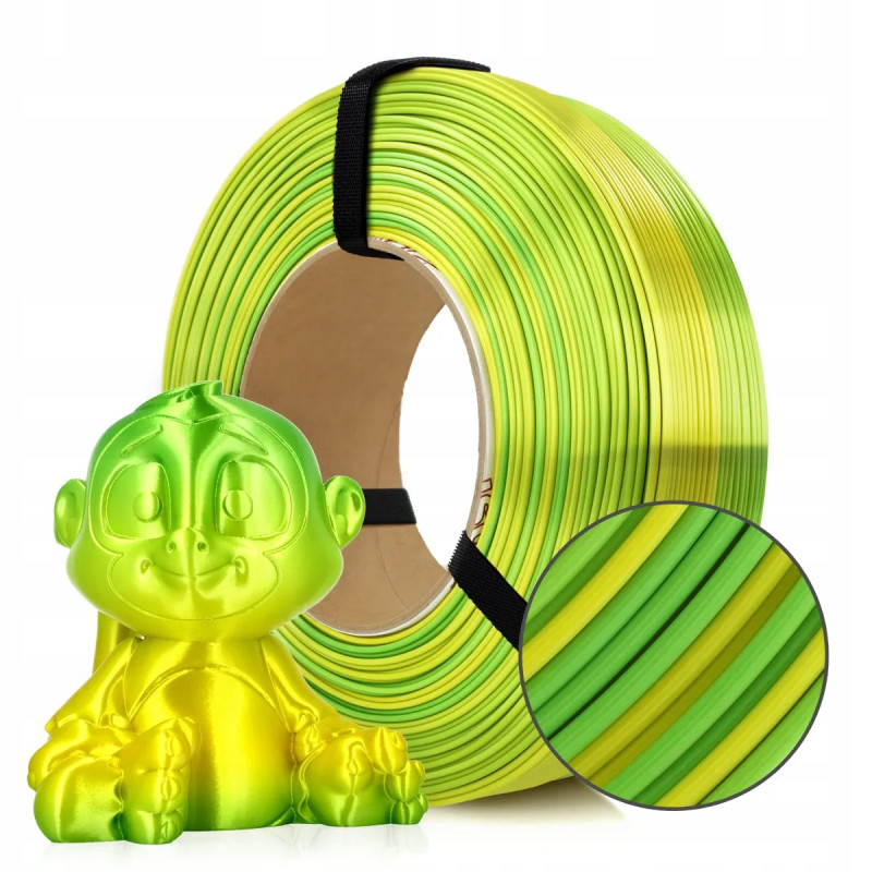 FILAMENT 3D ReFill PLA Multicolour Silk Jungle 1