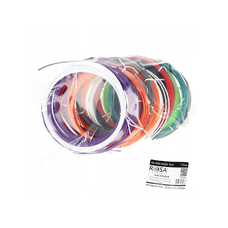 PEN PACK PLA Starter 22 colours x 5m