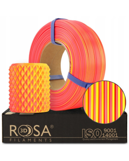 FILAMENT 3D ReFill PLA Magic Neon (yellow+orange) 1kg