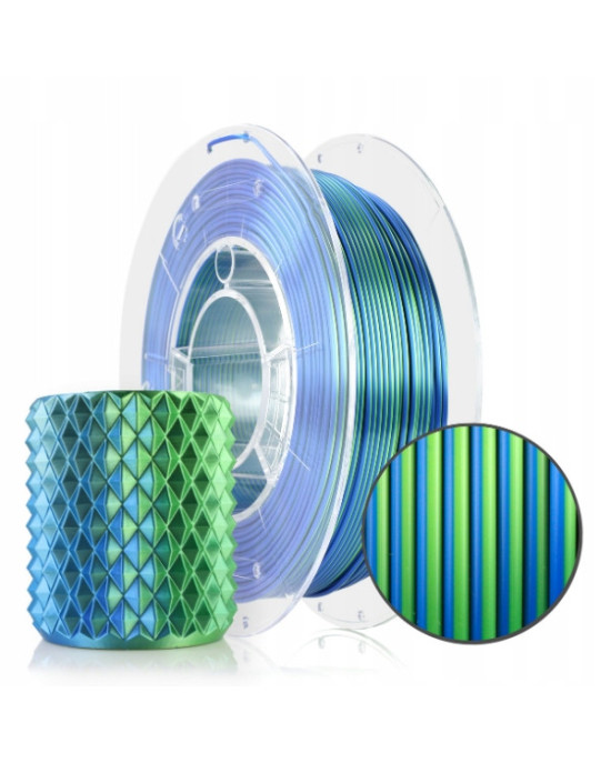 FILAMENT 3D PLA Magic Silk Lagoon (blue+green) 300g