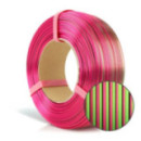 FILAMENT 3D ReFill PLA Magic Silk Dragon Fruit (green+fuchsia) 1kg
