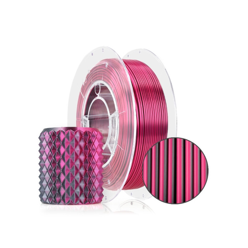 FILAMENT 3D PLA Magic Silk Mistic Purple (graphite+fuchsia) 300g