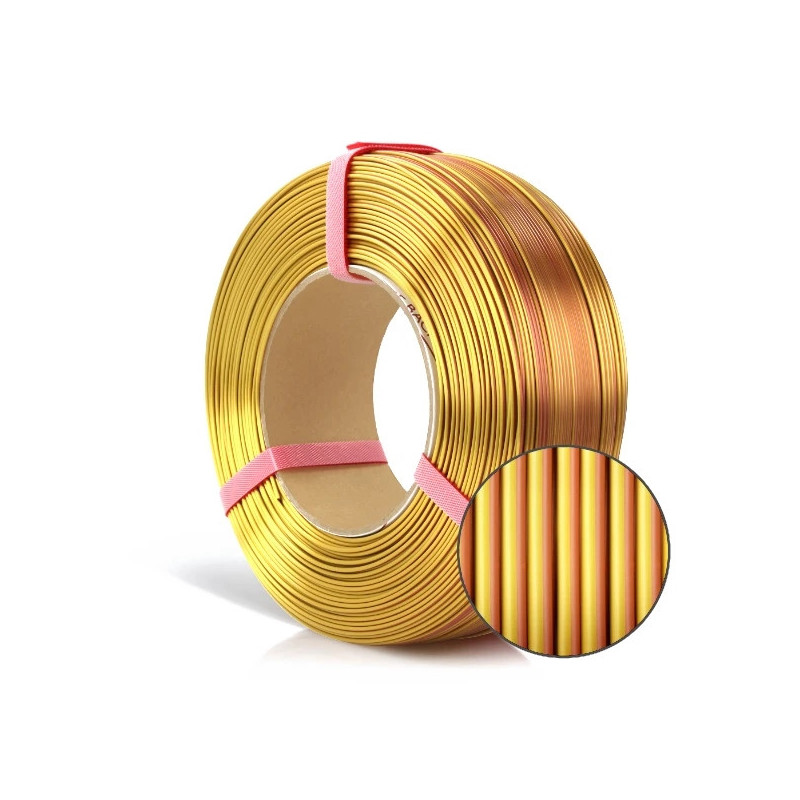 FILAMENT 3D ReFill PLA Magic Silk Gold-Copper 1kg