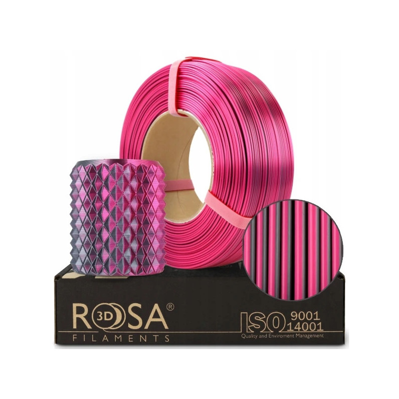 FILAMENT 3D ReFill PLA Magic Silk Mistic Purple (graphite+fuchsia) 1kg