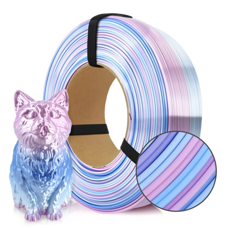 FILAMENT 3D ReFill PLA Multicolour Silk Candy 1
