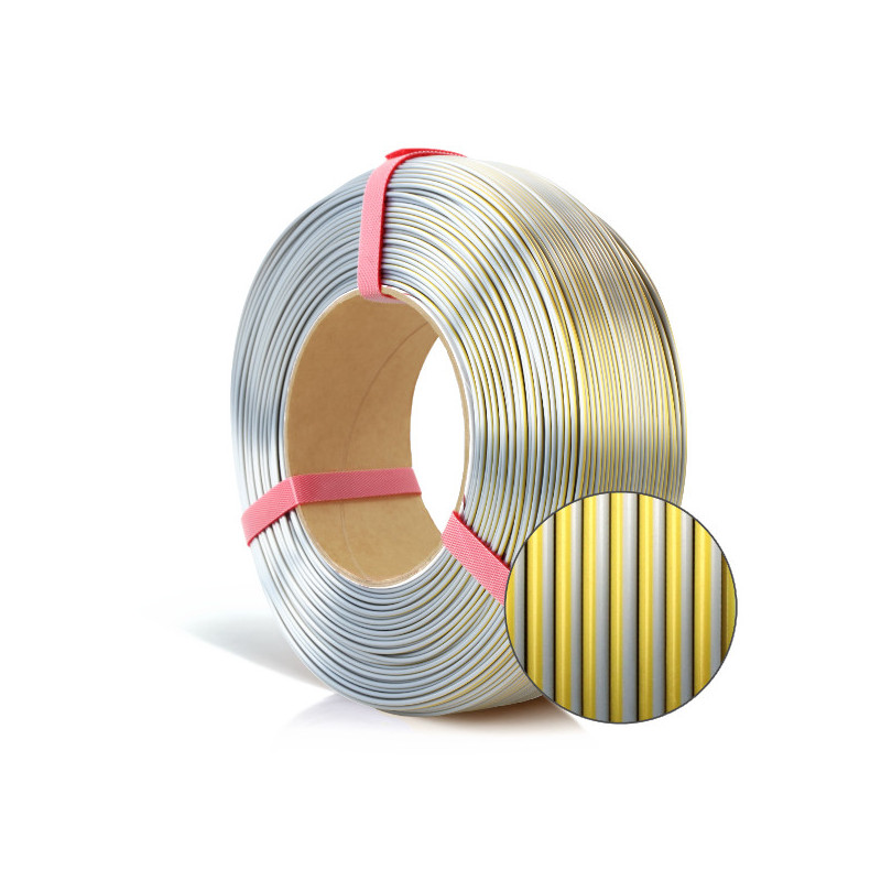 FILAMENT 3D ReFill PLA Magic Silk Gold-Silver 1kg