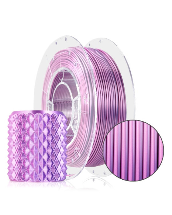 FILAMENT 3D PLA Magic Silk Pink Dynamic (pink+violet) 300g