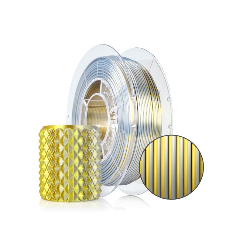 FILAMENT 3D PLA Magic Silk Gold-Silver 300g