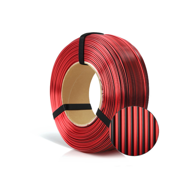 FILAMENT 3D ReFill PLA Magic Silk Mistic Red (black+red) 1kg