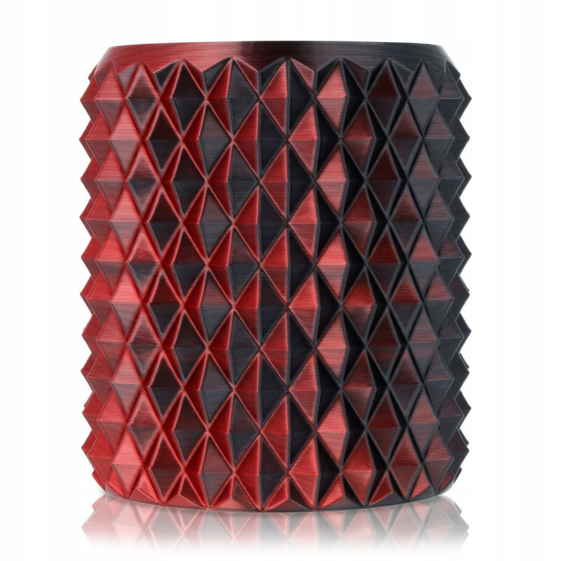 FILAMENT 3D ReFill PLA Magic Silk Mistic Red (black+red) 1kg