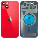 Klapka Jednobryłowa Tył iPhone 14 Plus Red z Ramką i Magnesami MAGSAFE