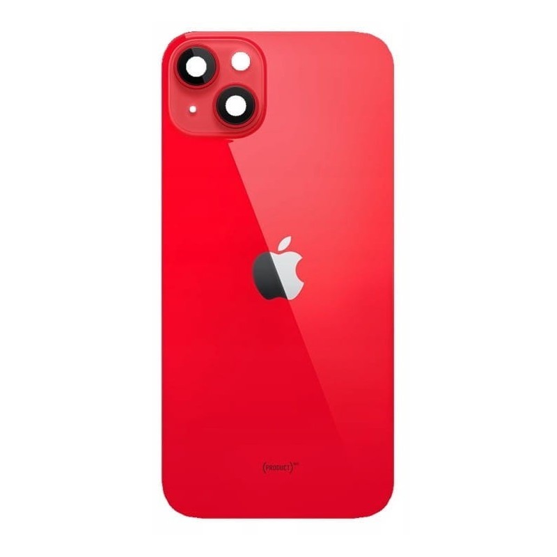 Klapka Jednobryłowa Tył iPhone 14 Plus Red z Ramką i Magnesami MAGSAFE