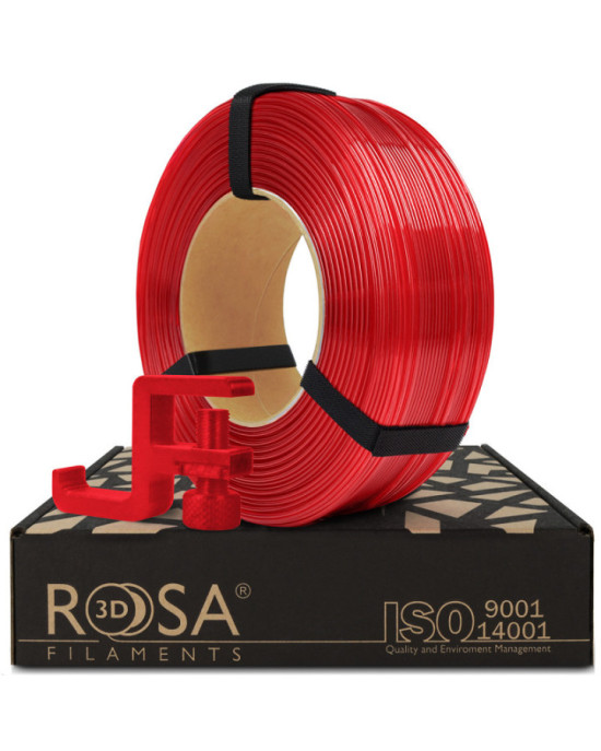 FILAMENT 3D ReFill PCTG Red Transparent 1