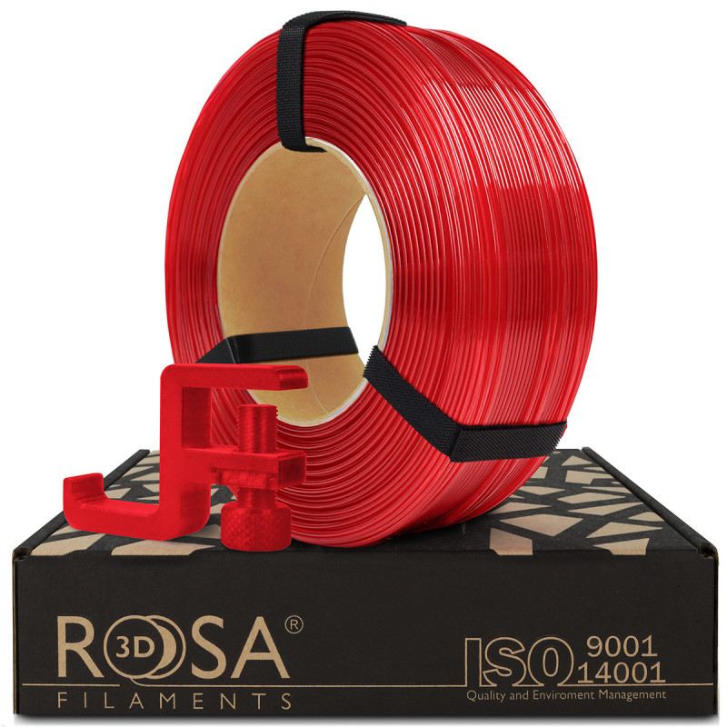 FILAMENT 3D ReFill PCTG Red Transparent 1