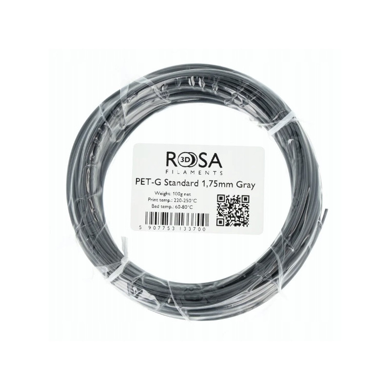 FILAMENT 3D PETG Standard Gray 1