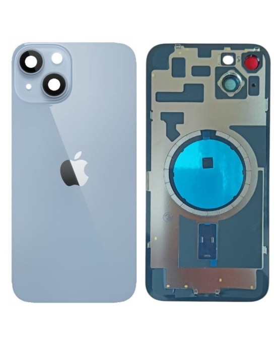 Klapka Jednobryłowa Plecki Tył iPhone 14 Plus Blue z Ramką i Magnesami MAGSAFE