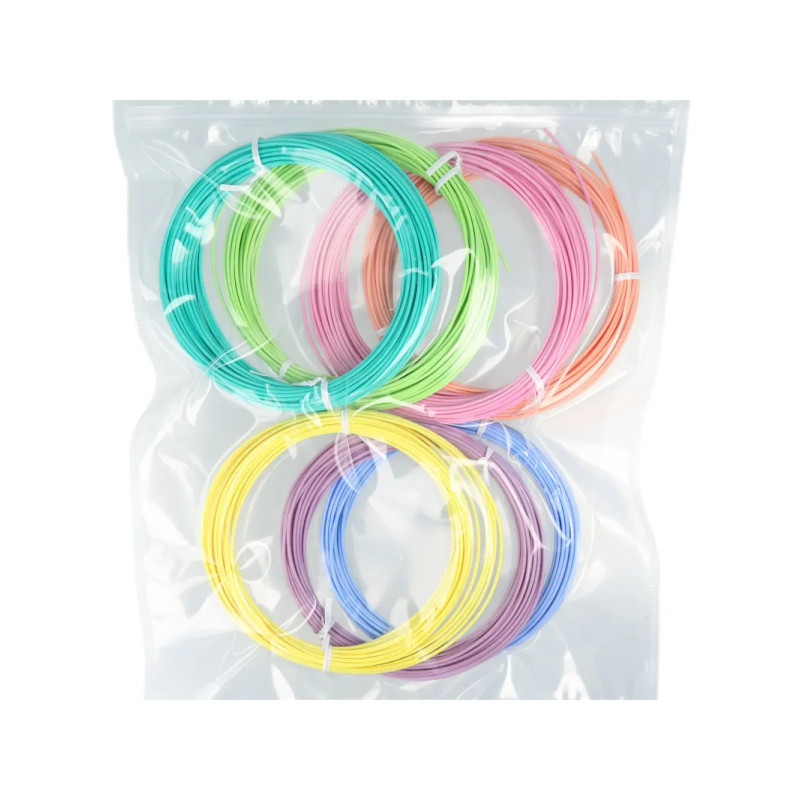 PEN PACK PASTEL PLA Starter 7 colours x 10m