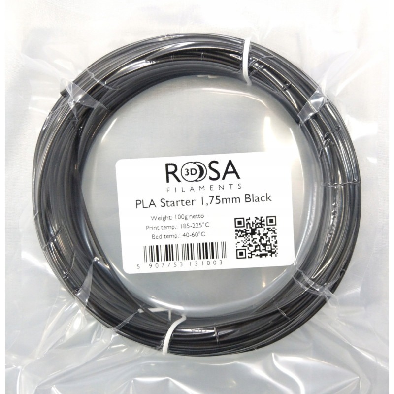 FILAMENT 3D PLA Starter Black 1
