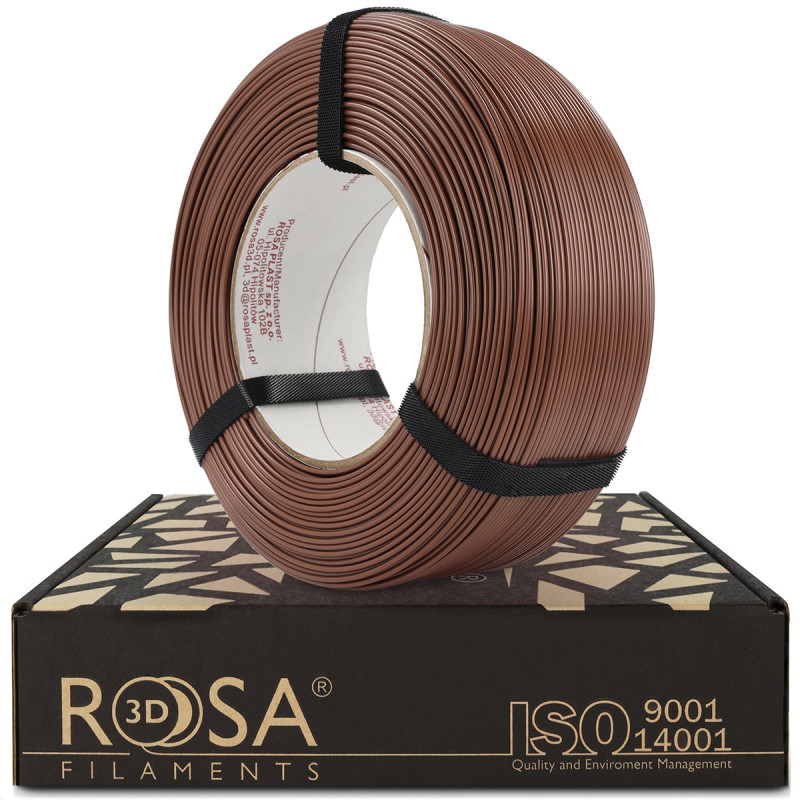 FILAMENT 3D ReFill PETG Standard HS Milk Chocolate Brown 1