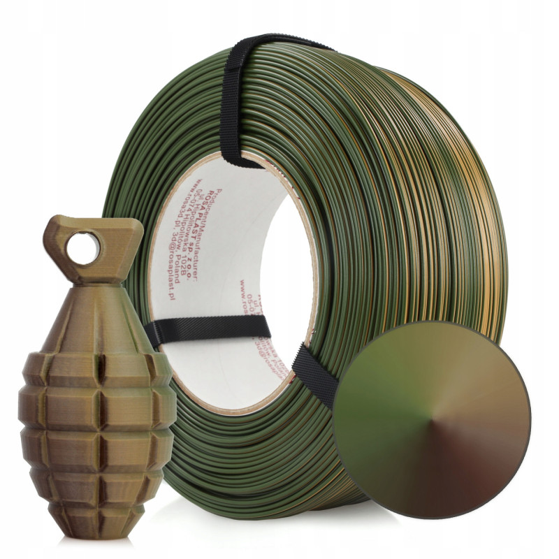 Pierwszy w Europie - FILAMENT 3D ReFill PETG Magic Army 1kg