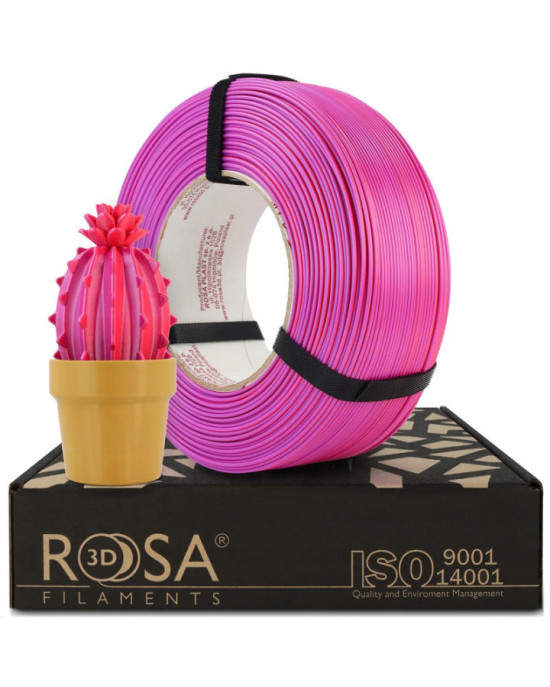 FILAMENT 3D ReFill PLA Magic Neon Butterfly pomarańczowy fioletowy 1kg