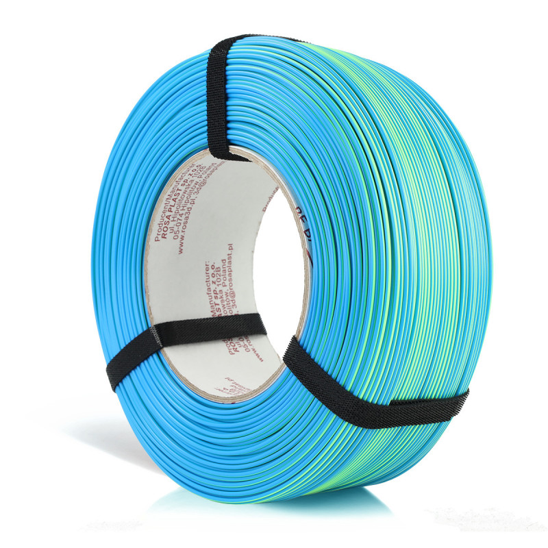 FILAMENT 3D ReFill PLA Magic Neon Blue Lagoon (neon green + blue sky) 0