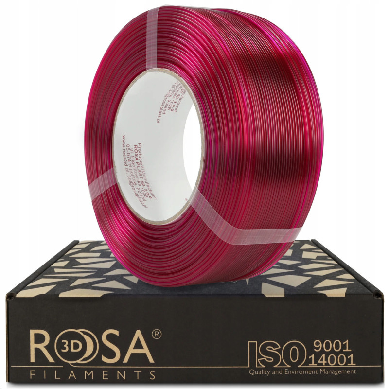 Filament 3D ReFill PETG Standard HS Pink Transparent 1kg