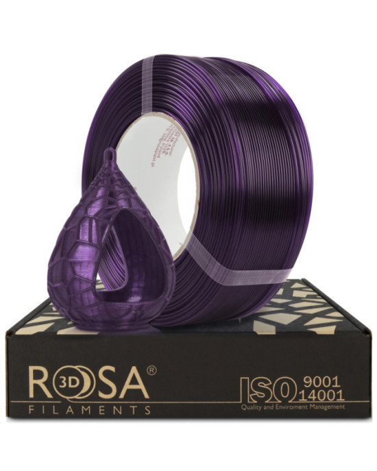 Filament 3D ReFill PETG Standard HS Deep Violet Transparent 1kg