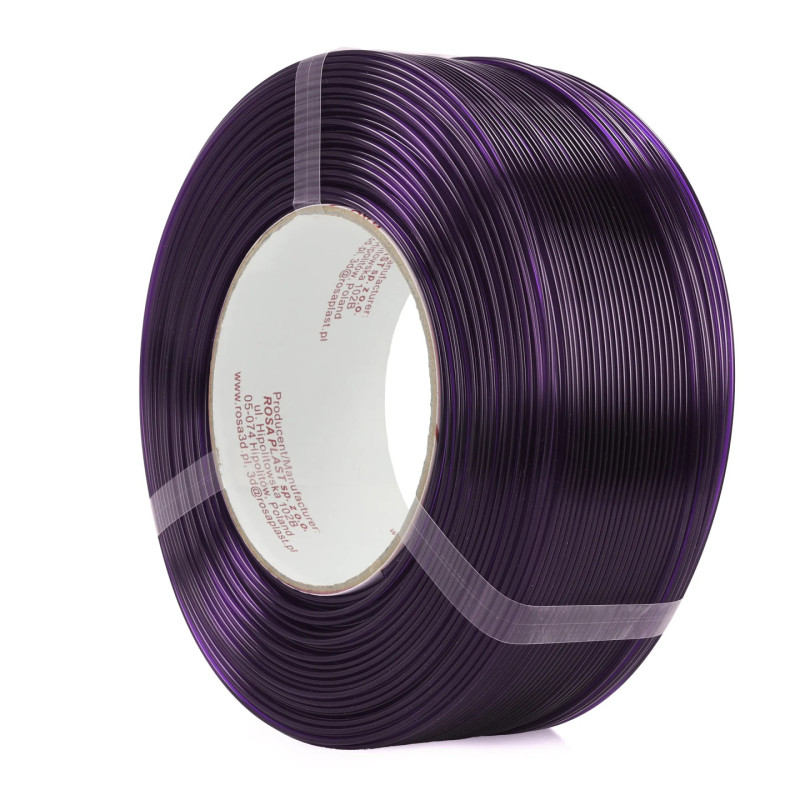 Filament 3D ReFill PETG Standard HS Deep Violet Transparent 1kg