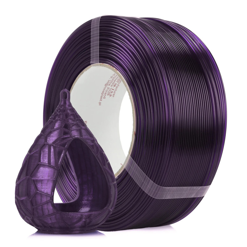 Filament 3D ReFill PETG Standard HS Deep Violet Transparent 1kg