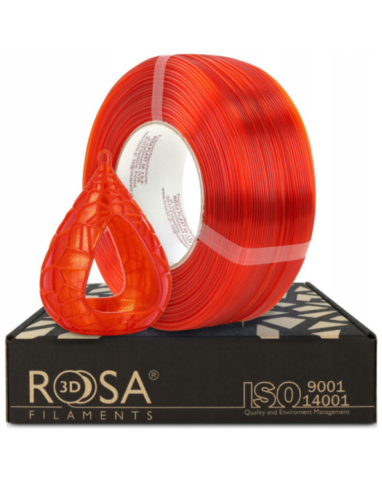 Filament 3D ReFill PETG Standard HS Orange Transparent