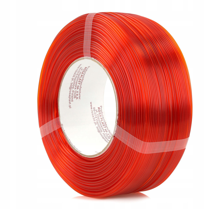 Filament 3D ReFill PETG Standard HS Orange Transparent
