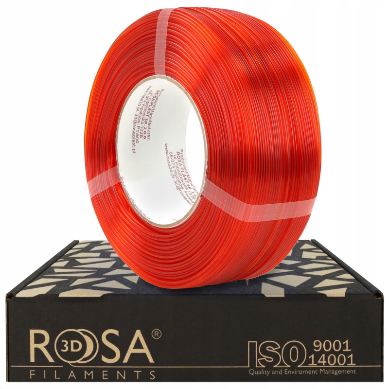 Filament 3D ReFill PETG Standard HS Orange Transparent