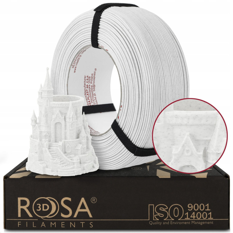 FILAMENT 3D ReFill PLA Speed Matt Marble Carrara (Refill 1kg / 1.75mm)
