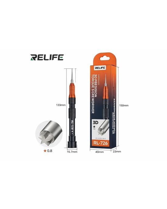 Precyzyjny śrubokręt RL-726A 3D *0.8 Pentalobe