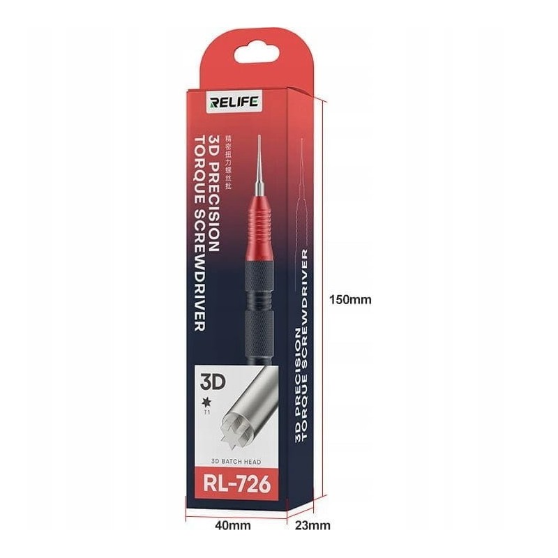 Precyzyjny śrubokręt RL-726A 3D Torx T1
