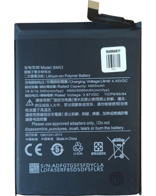 Bateria do Xiaomi Mi 10T BM53