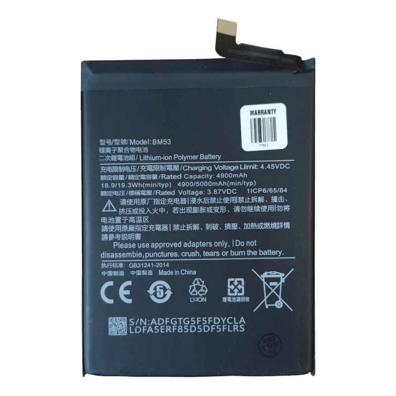Bateria do Xiaomi Mi 10T BM53