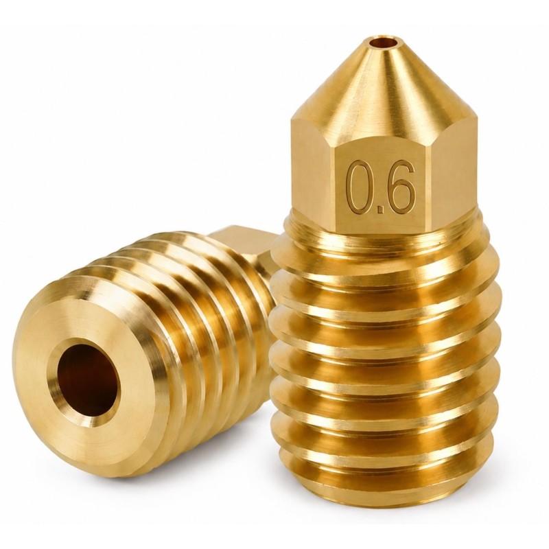 Mosiężna dysza nozzle do Bambu Lab X1/P1P 0.6mm